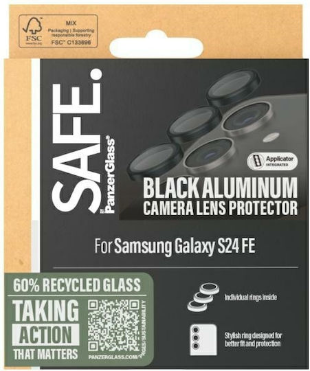PanzerGlass Safe Προστασία Κάμερας Tempered Glass Μαύρο για το Samsung S24 FE S721
