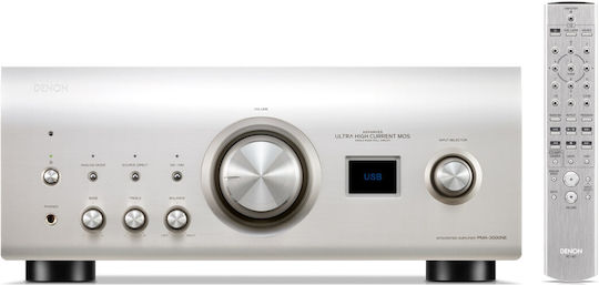Denon PMA-3000NE Ολοκληρωμένος Ενισχυτής Hi-Fi Stereo 160W/4Ω 80W/8Ω Ασημί