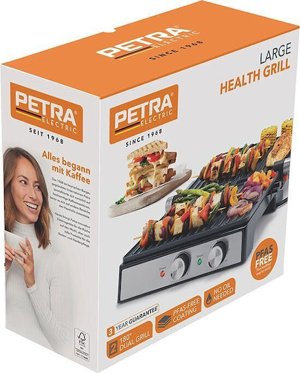 Petra Electric Sandwich Maker Grill 2000W Neagră