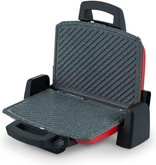 Human HU101 Sandwich Maker Grill with Removable Plates 1800W Red