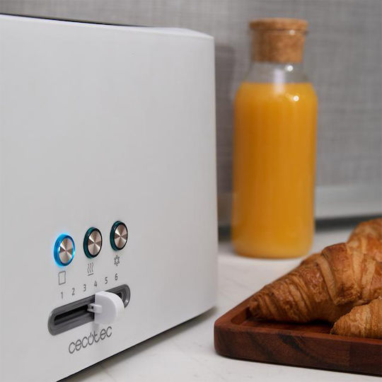 Cecotec Toast&Taste 10000 Extra 03189 Toaster 1 Steckplatz 980W Weiß