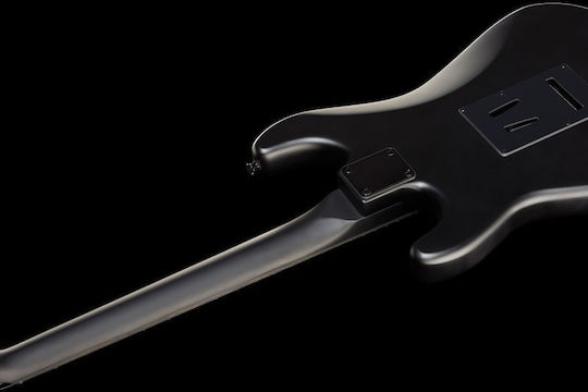 Harley Benton Електрическа Китара за Левичари Stratocaster с HSS Конфигурация на Пикапите Сатенено черно