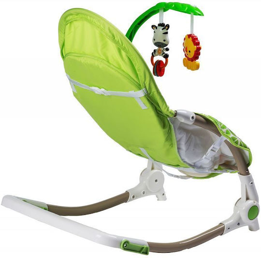 Electric Relax pentru Bebeluși cu Muzică și Vibrații Verde pentru Copil până la 18kg