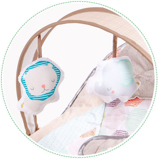 Electric Relax pentru Bebeluși cu Muzică și Vibrații Roz pentru Copil până la 18kg