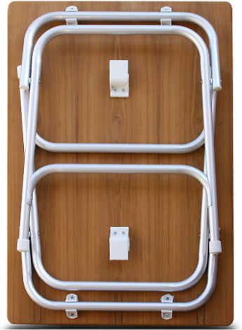 Forma Marine Τραπέζι Σκάφους Πτυσσόμενο Αλουμινίου Teak 2 Ύψη 66x112x56/73cm M600t