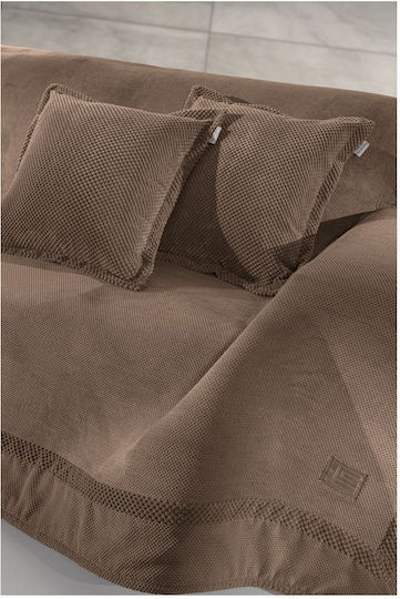 Guy Laroche Rubicon Three-Seater Sofa Throw 170x300cm Latte Guy Laroche Rubicon Three-Seater Sofa Throw 170x300cm Latte
