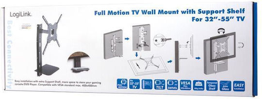 LogiLink BP0048 BP0048 Wall TV Mount with Arm up to 55" and 30kg