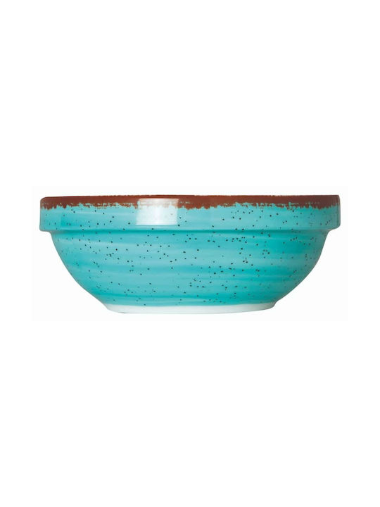 GTSA Tiffany Servierschüssel Rund aus Porzellan Blue mit Durchmesser 14cm