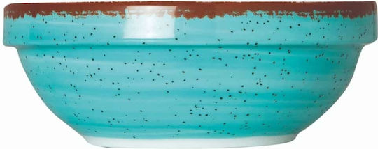 GTSA Tiffany Serving Bowl Round made of Porcelain Blue with Diameter 14cm