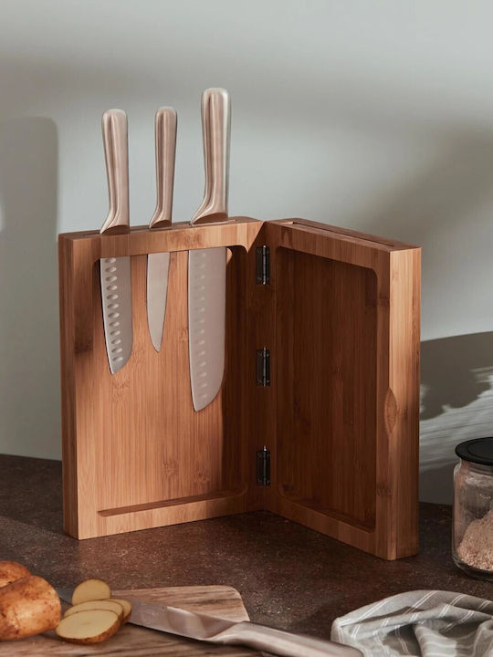 Alessi Mami Μαχαίρι Santoku από Ανοξείδωτο Ατσάλι 32cm