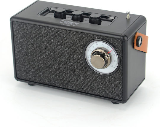 Camry Bluetooth Speaker 5W with Radio and Battery Life up to 5 hours Black CR1902