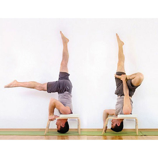 Bodhi Feetup Yoga Headstand в Бял цвят