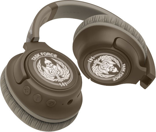 OTL COD Безжични / Жични Детски On Ear Слушалки с 50 Часа Време за Работа и Бързо Зареждане Зелен Камуфлаж