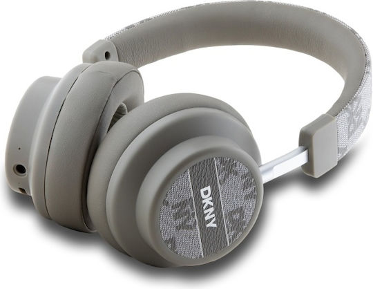 DKNY DKBHM2PCSHLE Ασύρματα / Ενσύρματα On Ear Ακουστικά με 30 ώρες Λειτουργίας και Quick Charge Μπεζ