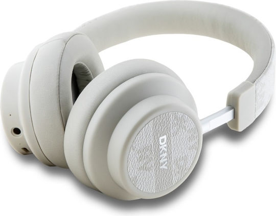 DKNY DKBHM2PCSHLP Ασύρματα / Ενσύρματα On Ear Ακουστικά με 30 ώρες Λειτουργίας και Quick Charge Λευκά
