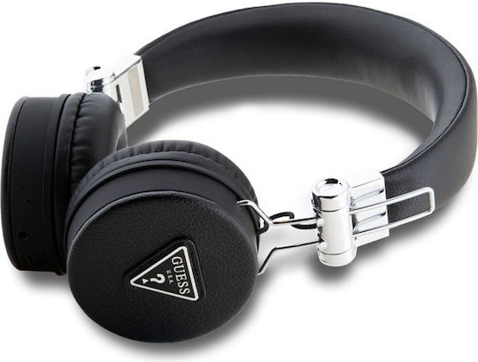 Guess Triangle Logo Wireless / Wired On Ear Headphones with 32 hours of Operation Black