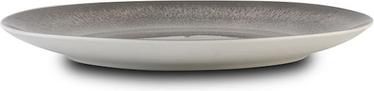 Nava Plate Soup made of Porcelain Gray with Diameter 20cm