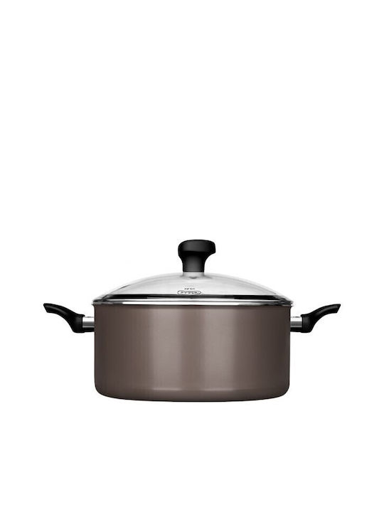 Fest Tiefer Topf aus Aluminium 6Es / 26cm