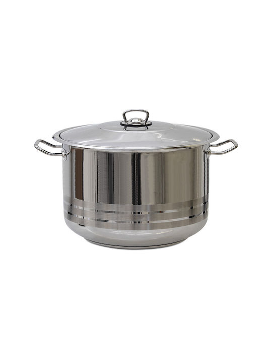 Hascevher Arian Gastro Βαθιά Ανοξείδωτη Κατσαρόλα 54lt / 50cm