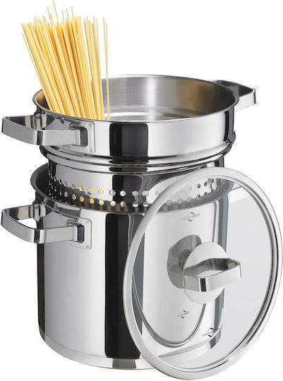 Kuchenprofi San Remo Tiefer Edelstahl-Topf 6Es / 23cm