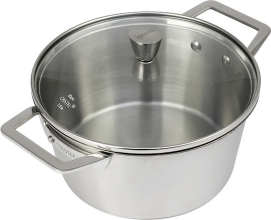Cristel Βαθιά Ανοξείδωτη Κατσαρόλα 1.8lt / 18cm