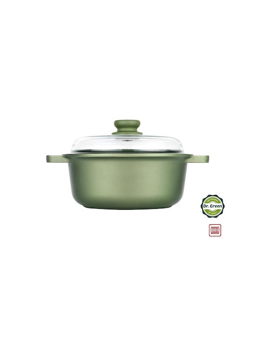 Risoli Dr Green Deep Pot made of Cast Aluminum 3.5lt / 24cm