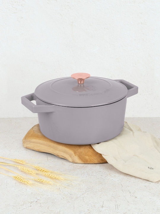 Berlinger Haus Taupe Collection Βαθιά Κατσαρόλα από Μαντέμι 4.35lt / 24cm