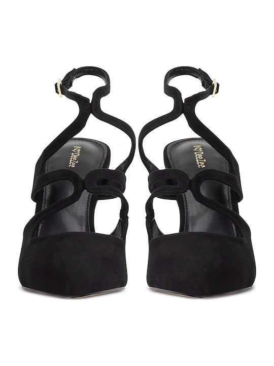Pumps mit Riemchen Schwarz