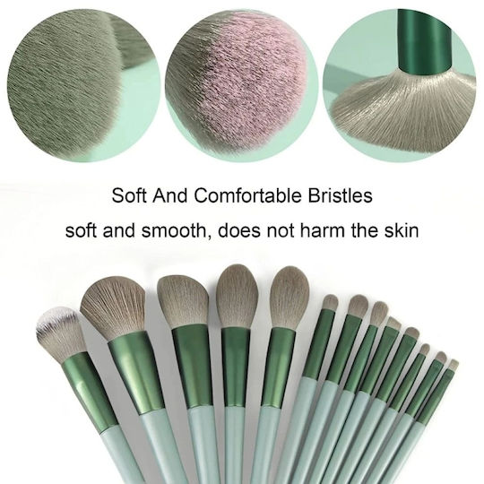 Set with Makeup Brushes for Eye Shadow 13pcs