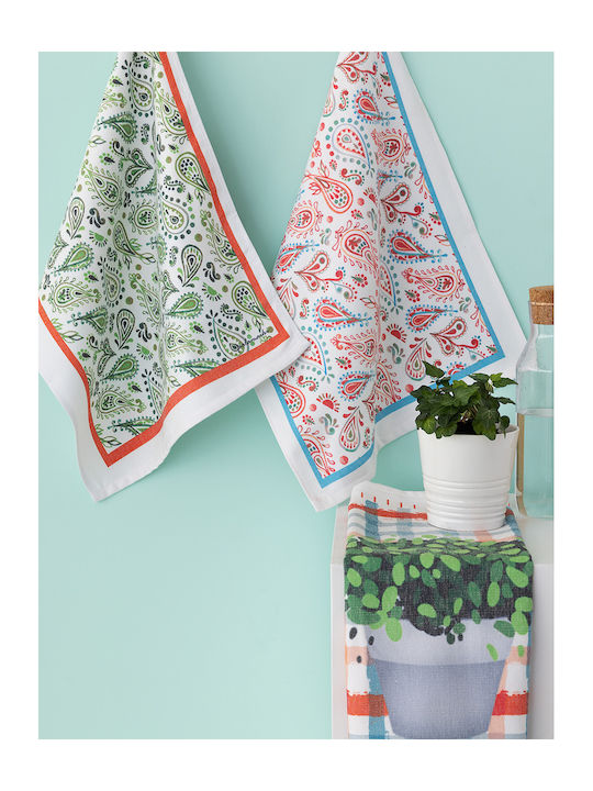 Palamaiki Kitchen Digital Kd1 Хавлиени кърпи от 100% Памук 40x60см 3бр
