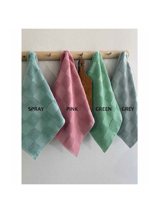 Palamaiki Suki Towel from 100% Cotton in Pink Color 40x60cm 2pcs