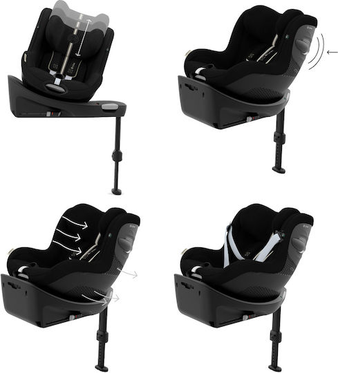 Cybex Sirona Gi Plus Καθισματάκι Αυτοκινήτου i-Size Moon Black