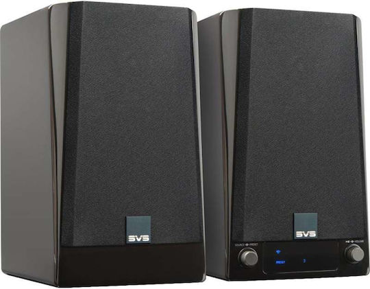 SVS Prime Bookshelf Αυτοενισχυόμενα Ηχεία με Wi-Fi & Bluetooth (Ζεύγος) Μαύρα