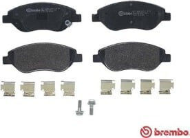 Brembo Front Brake Pads Set Fiat Tipo 1.4 1.4lpg 1.6d 10.15 Height 58mm Width 151mm Thickness 20mm Wear Sensor Yes