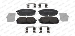 Front Brake Pads Set Ferodo Hyundai Creta Kona Suv 1.0-2.0 01.16 Height 57.2mm Width 130.0mm Thickness 17.6mm Wear Sensor Yes