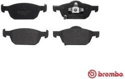 Brembo Front Brake Pad Set Honda Civic Ix X 1.0-2.2d 02.12 Height 57mm Width 156mm Thickness 17mm Wear Sensor Yes
