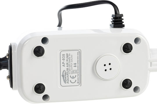 Aquarium Air Pump Dual Outlet 8w Flow Rate Controller Maximum 480lt/h Aquaspeed M7xW15xH7cm