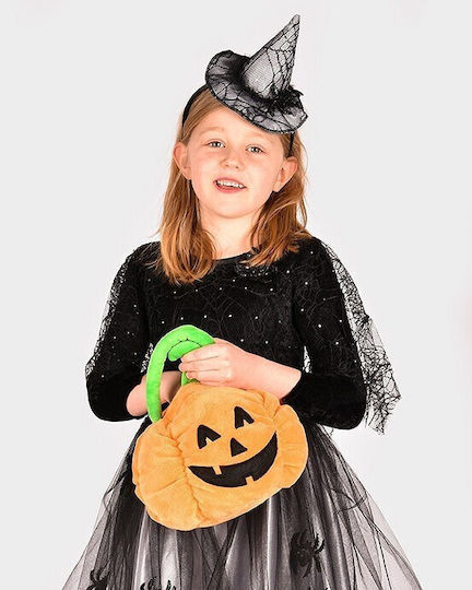 Halloween Pumpkin Bag Карнавален Аксесоар Оранжев за Хелоуин 1бр