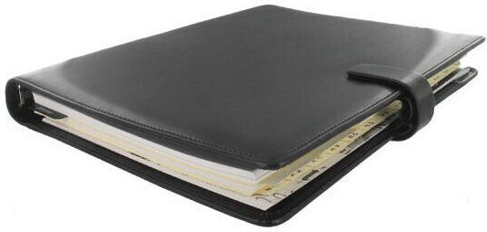 Filofax Metropol A4 Weekly Organizer A4 Black Leather