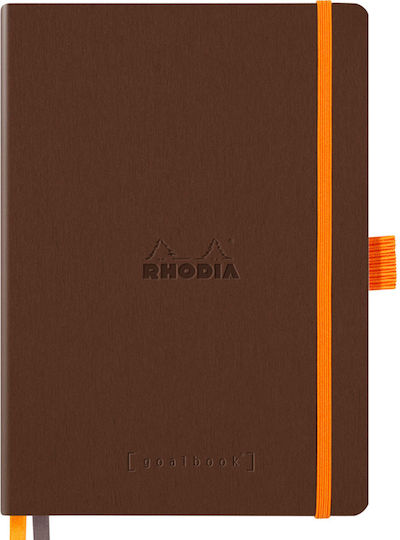 Rhodia Notebook 120 Sheets A5 Brown