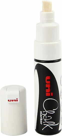 Uni-Ball Chalk Marker PWE-8K Marker White Blackboard Liquid Chalk for Fabric and Glass 8K