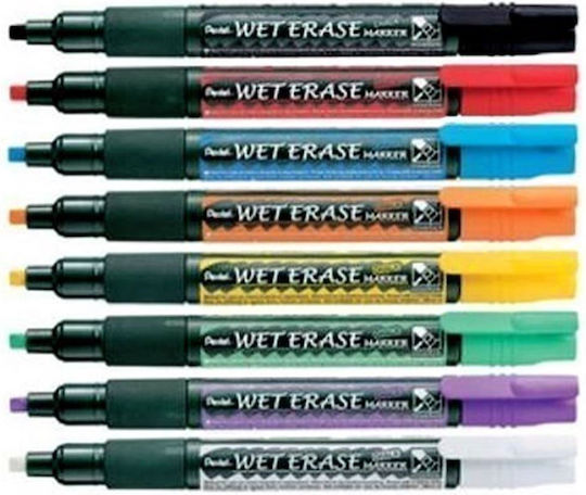 Pentel Wet Erase Chalk Marker Marker Black Blackboard Liquid Chalk for Glass 1.5-4mm