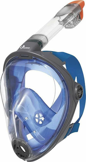 Escape Diving Mask Silicone Full Face Blue