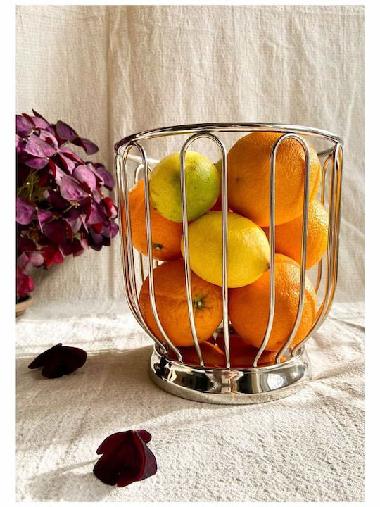 Alessi Φρουτιέρα Inox Ασημί 19x20εκ.