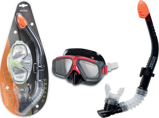 Intex Intex Tauchmaske mit Schnorchel Surf Rider Rot/Schwarz