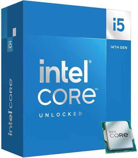 Intel Core i5-14600K 2.6GHz Επεξεργαστής 14 Πυρήνων για Socket 1700 σε Κουτί