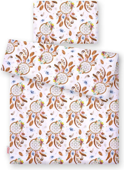Bobono Kids Duvet Cover Single Cotton White 100x135cm