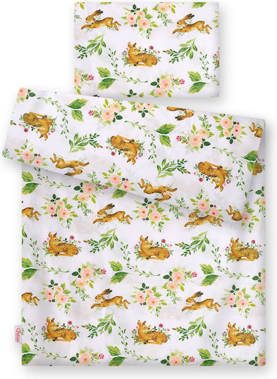 Bobono Set Kids Duvet Cover Single with Pillowcase Multicolored 100x135cm