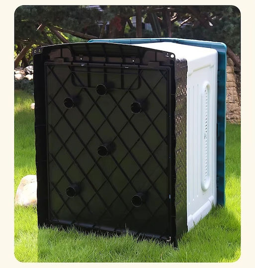 Dog House Plastic Outdoor Gray