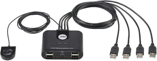 Aten KVM и превключвател на данни US424-AT